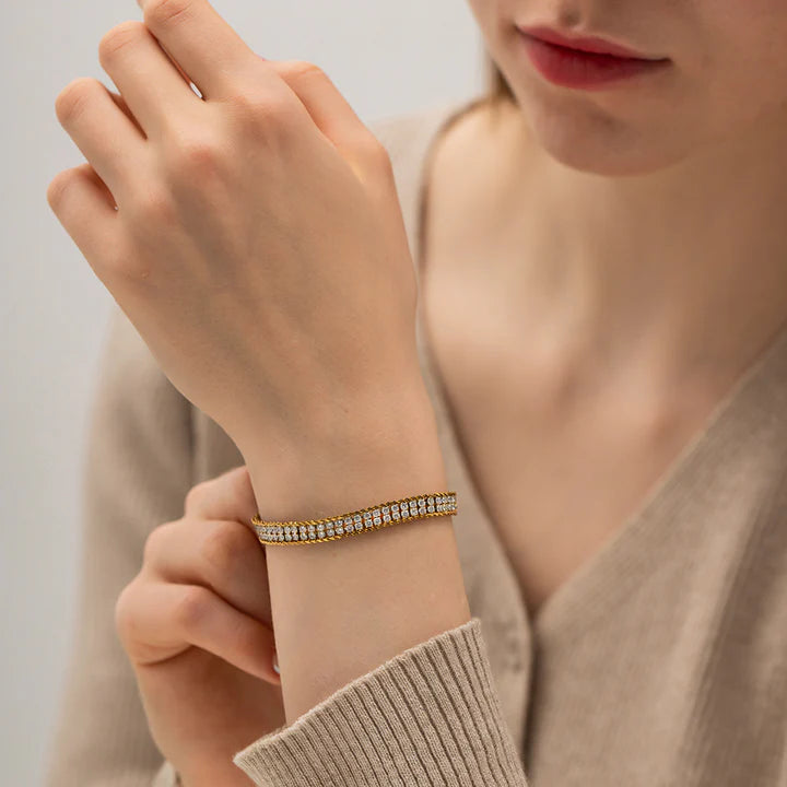 Laster zirconic stones Bracelet