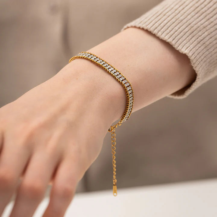 Laster zirconic stones Bracelet