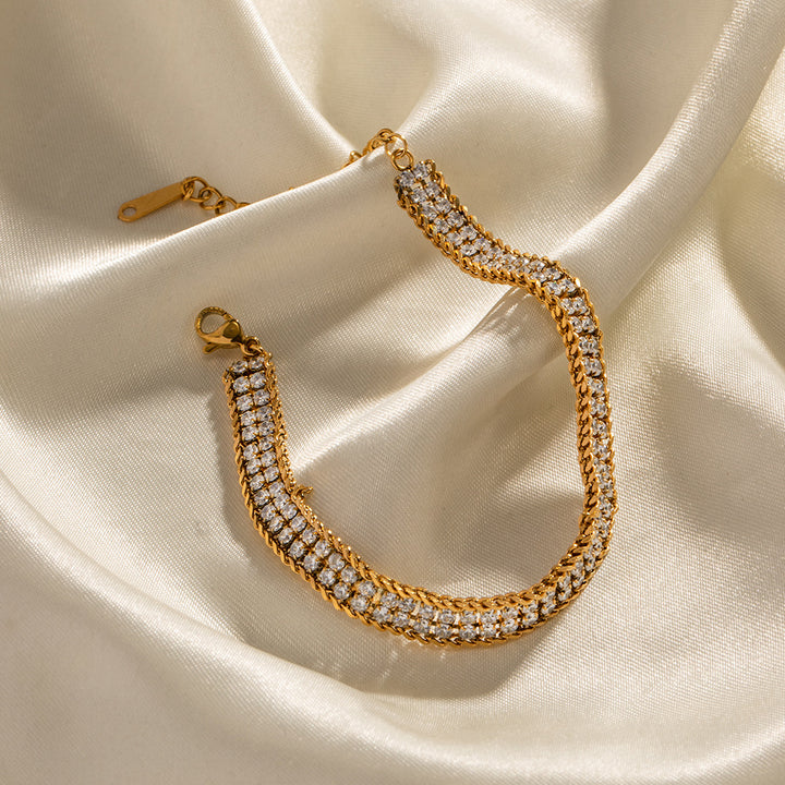Laster zirconic stones Bracelet