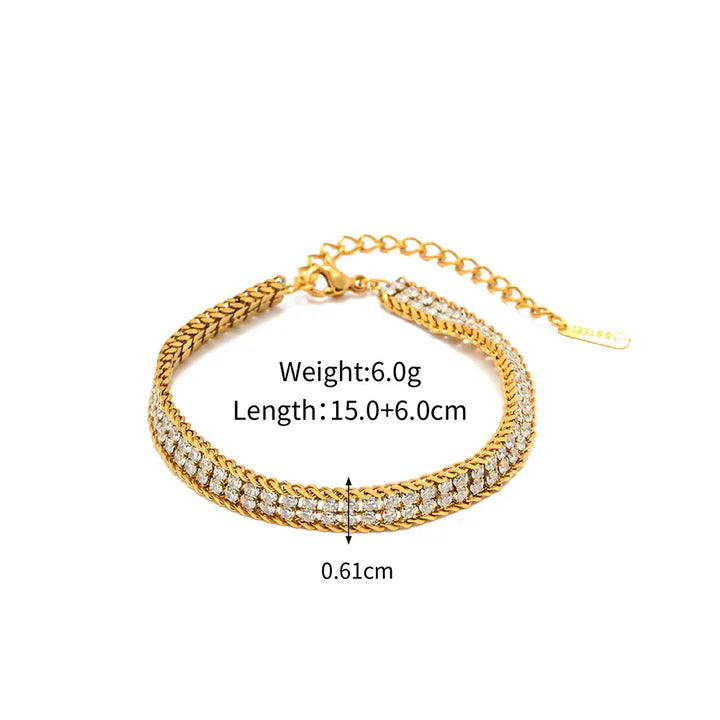 Laster zirconic stones Bracelet