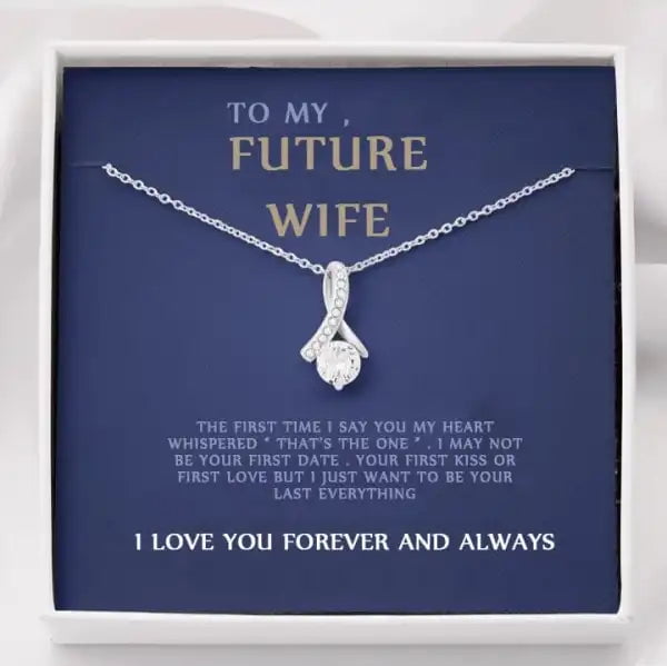 BEAUTIFUL WIFE | FUTURE WIFE | YOUR LOVE | ALLURING 925 SILVER NECKLACE