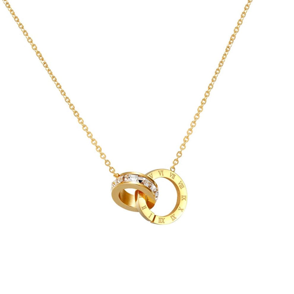 Rome Diamond Studded Necklace
