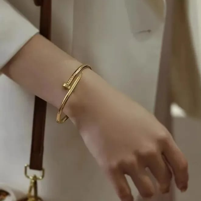 New Trending Nail Bangle Lock Bracelet