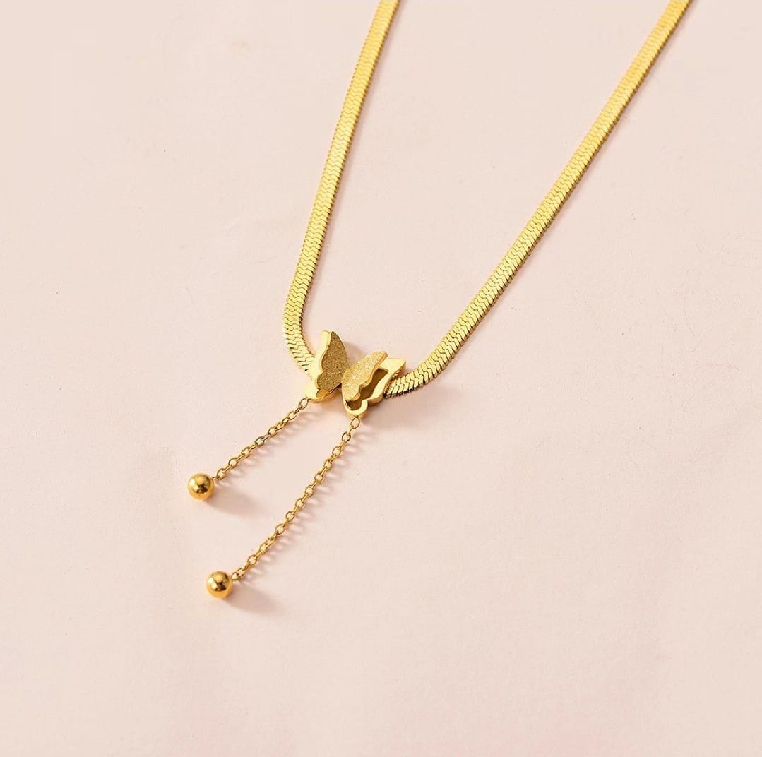 Butterfly Golden Necklace