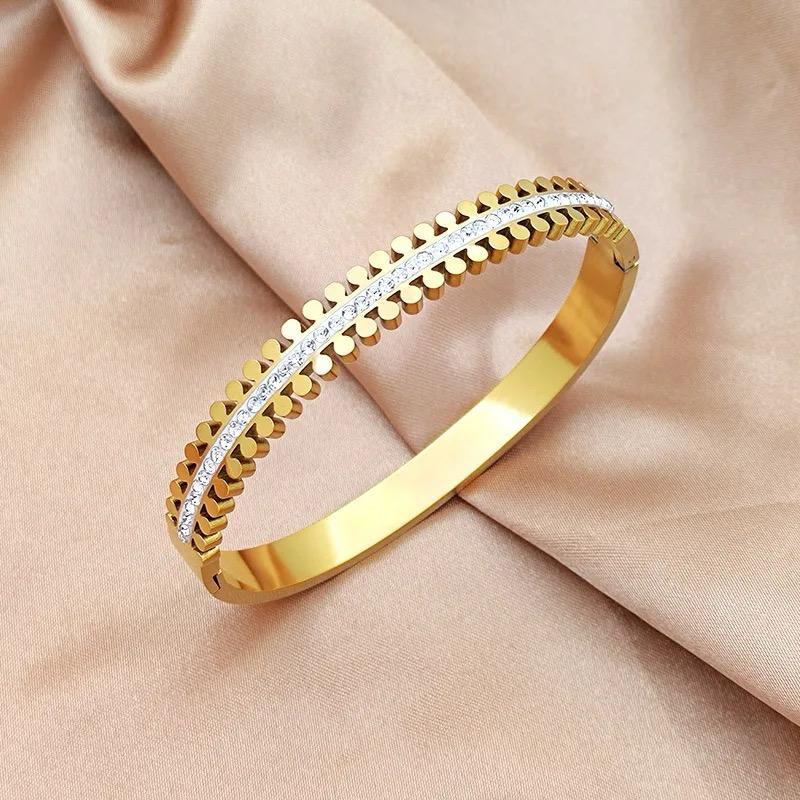 Two Layered zircon Bangle