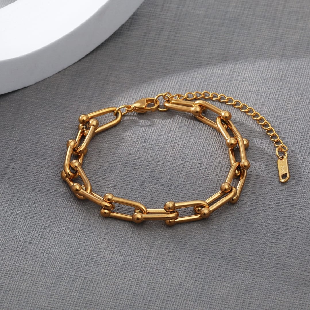 Trending Fashion Torn Knotted Chain Bracelet