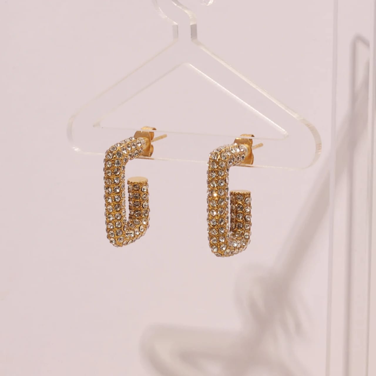 CZ Zircon Geometric round Earrings