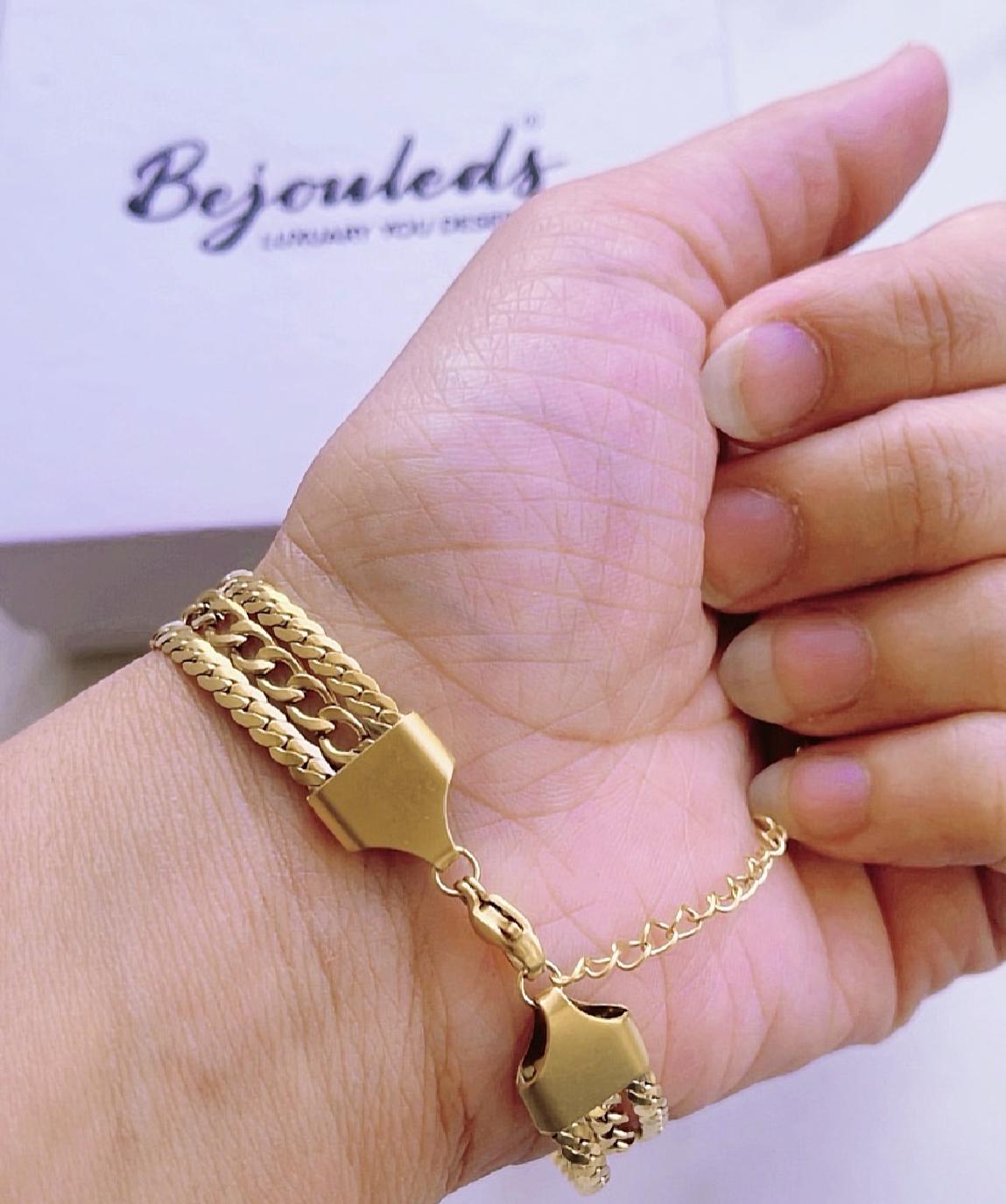 Trippe Link Chain Bracelet