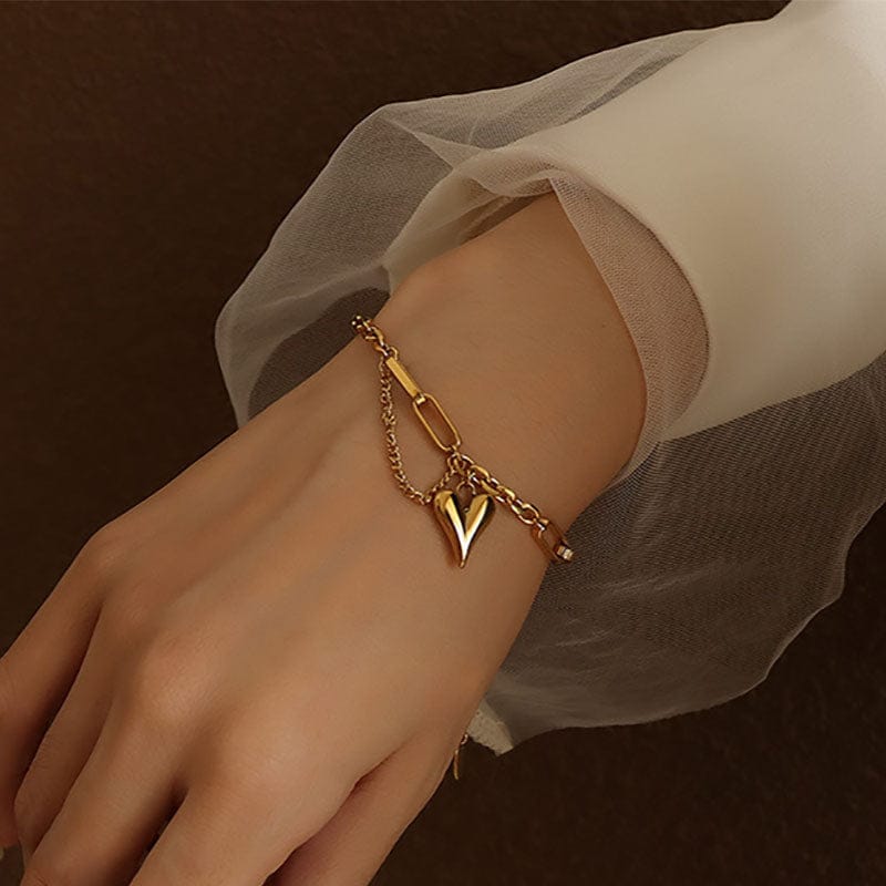 Shinny Heart Bracelet