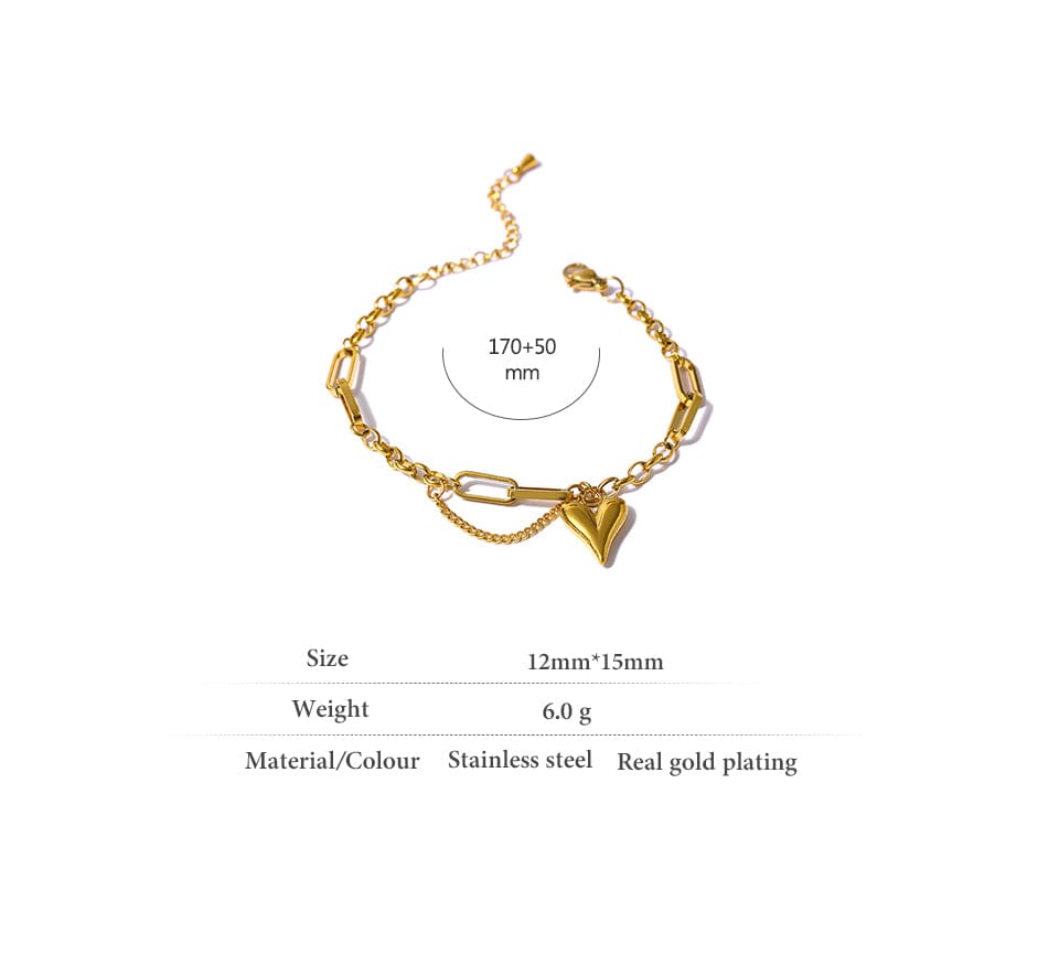 Shinny Heart Bracelet