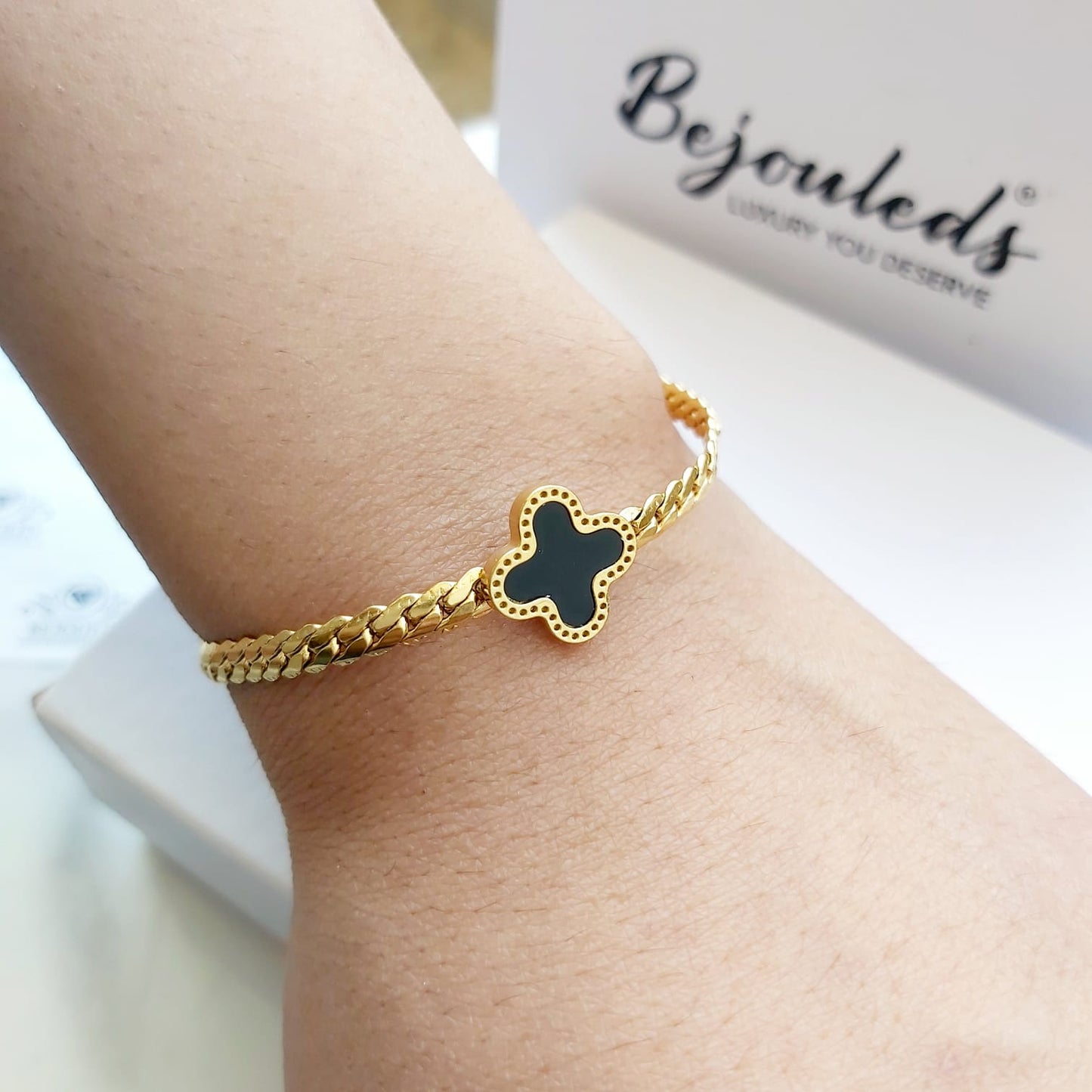 Clover Dial Bracelet