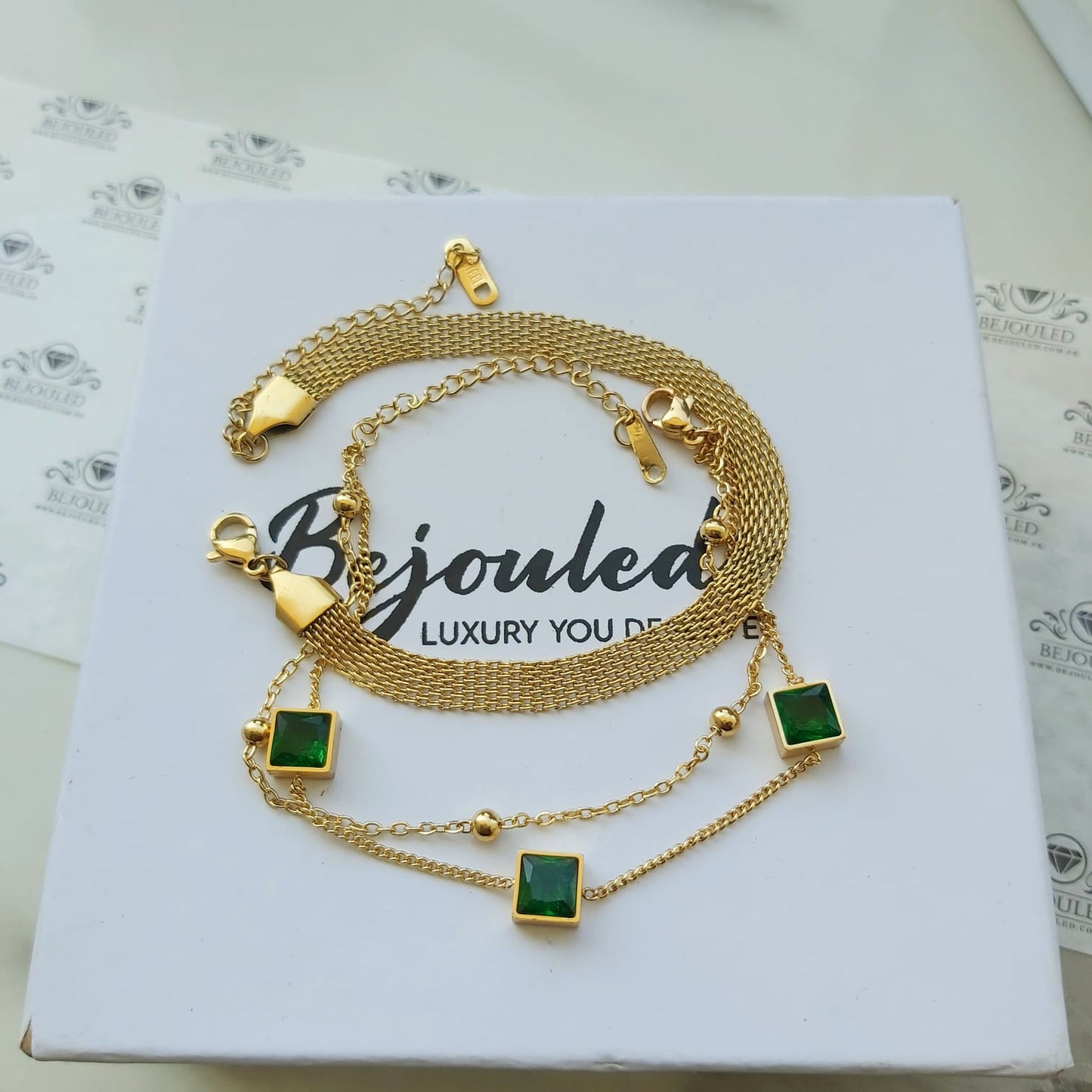 Roveena Gemstones Two Combo Deals Bracelets