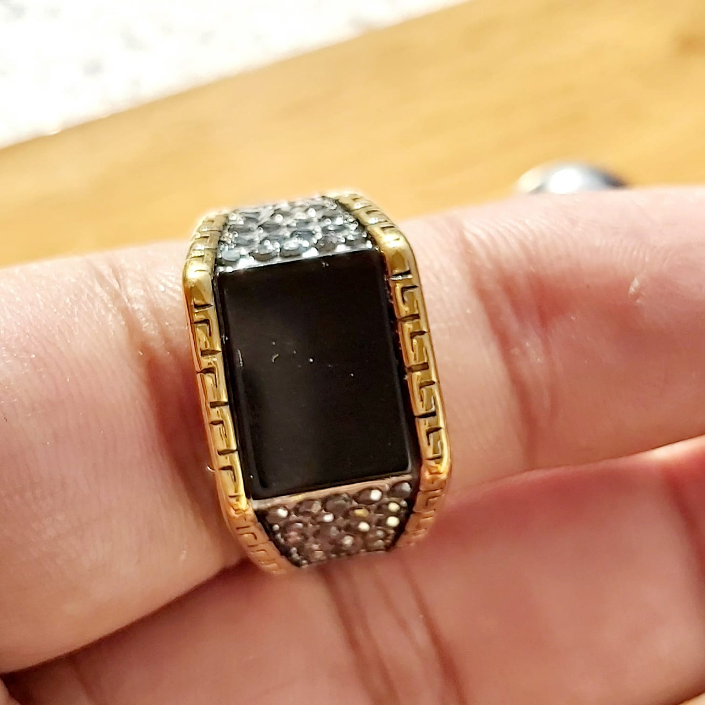 Black Onyx Ring BJR001