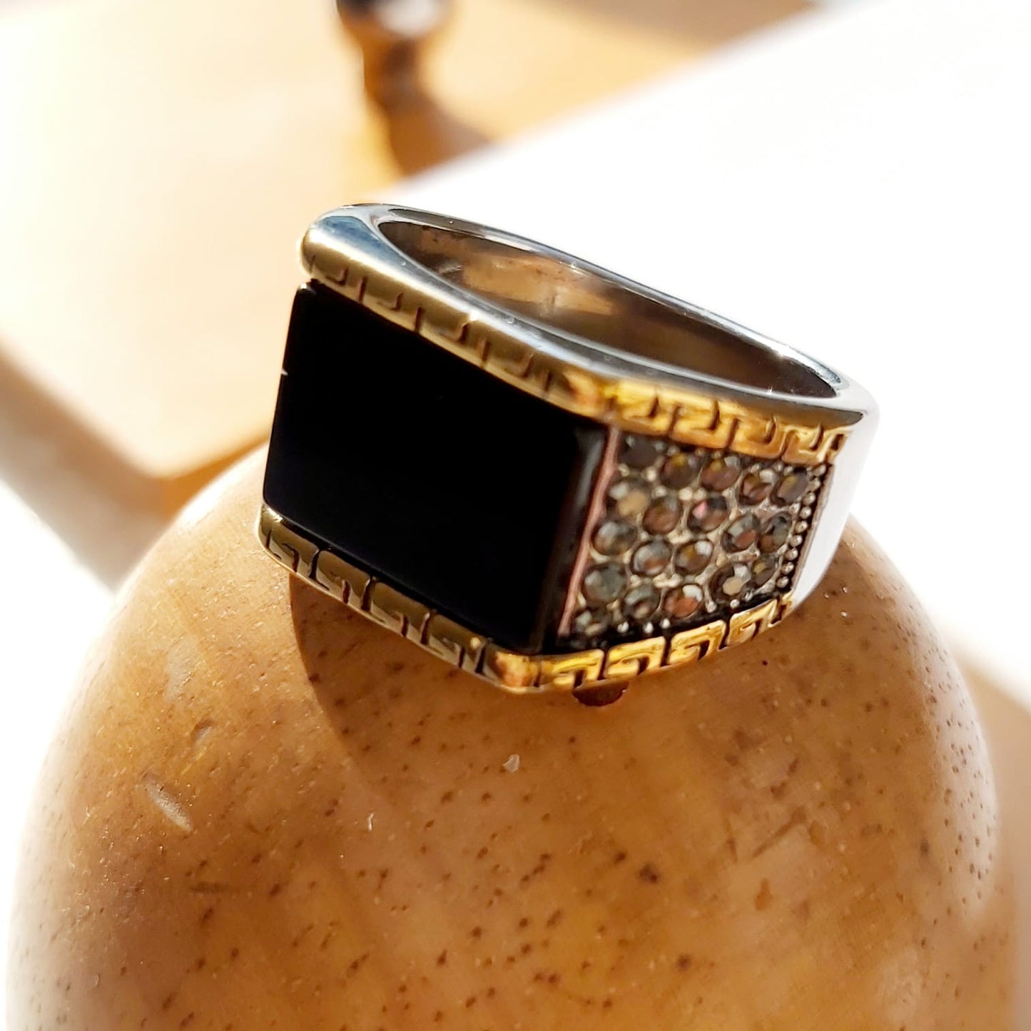 Black Onyx Ring BJR001