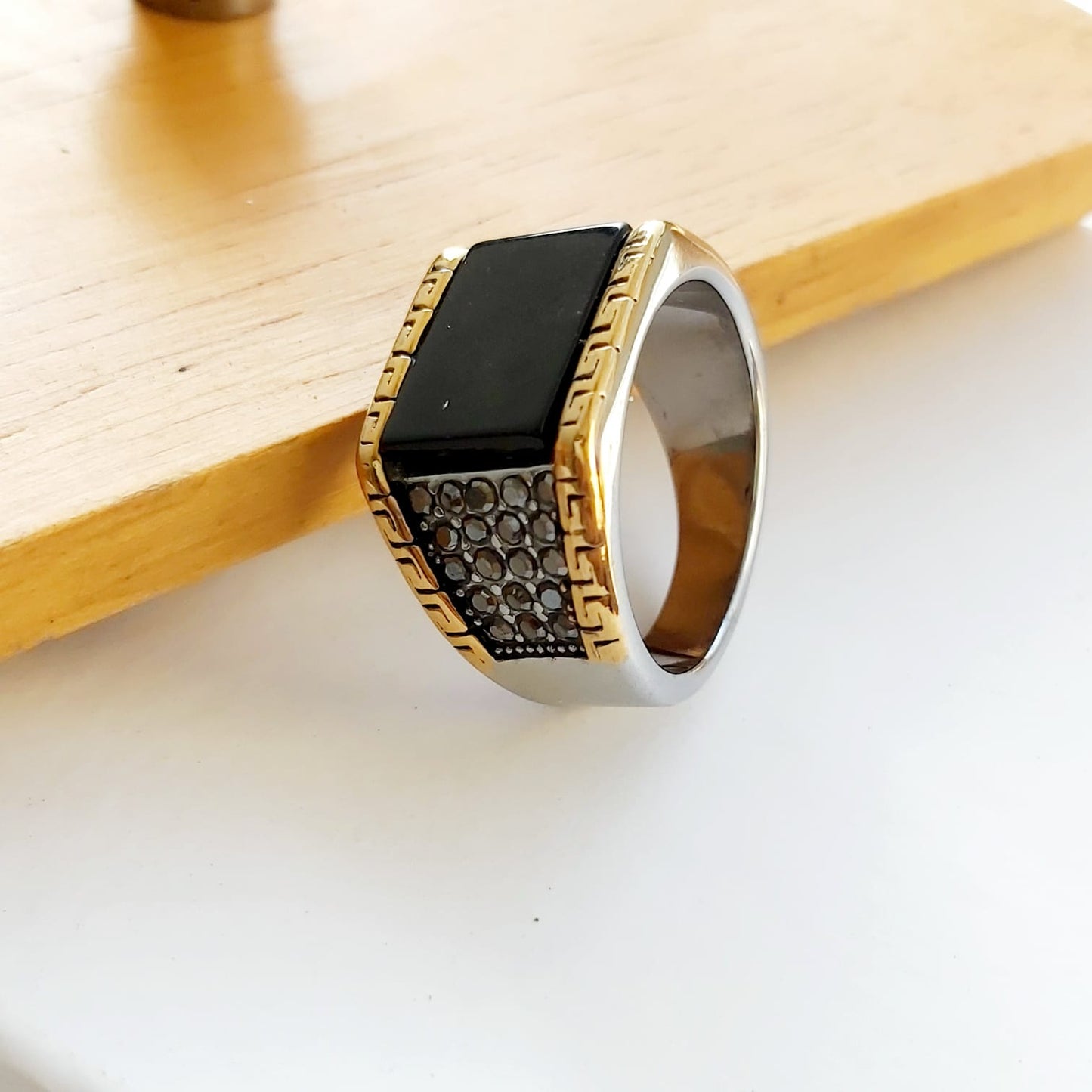 Black Onyx Ring BJR001