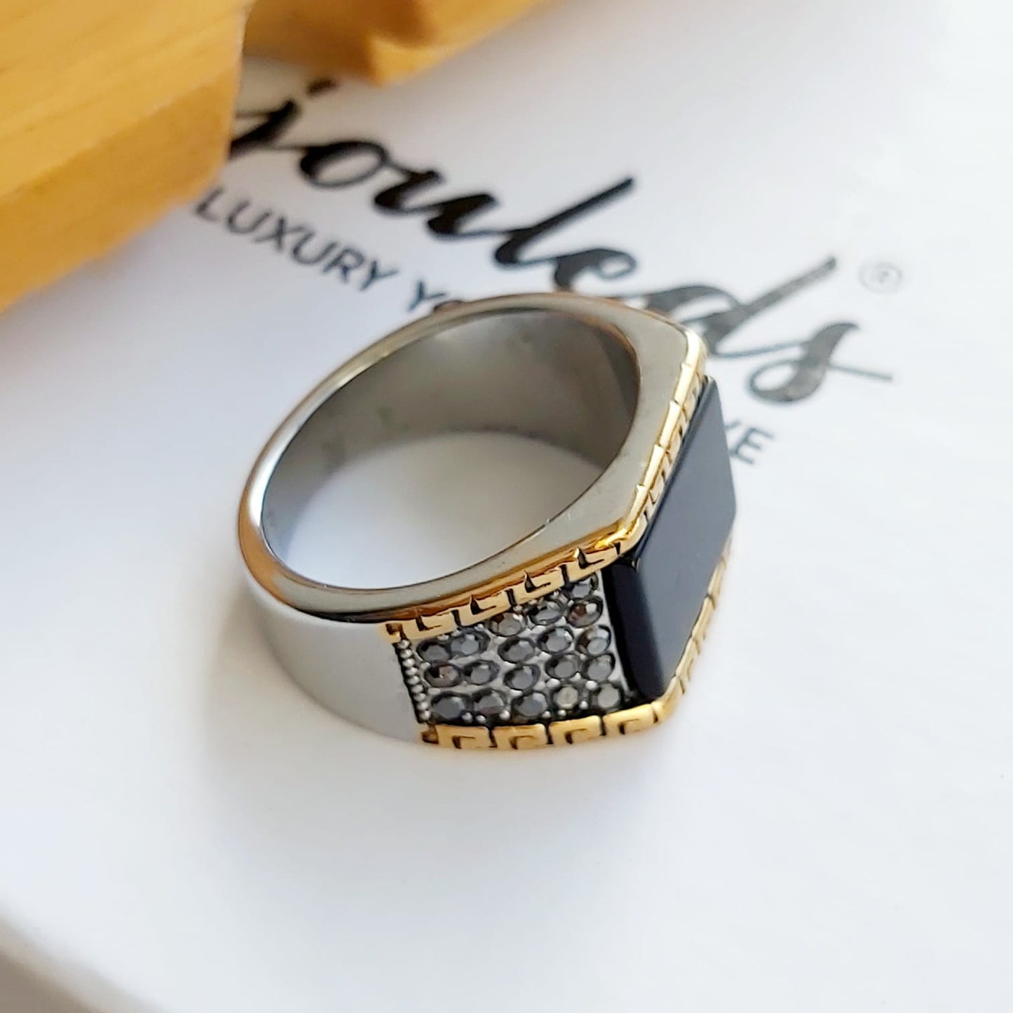Black Onyx Ring BJR001