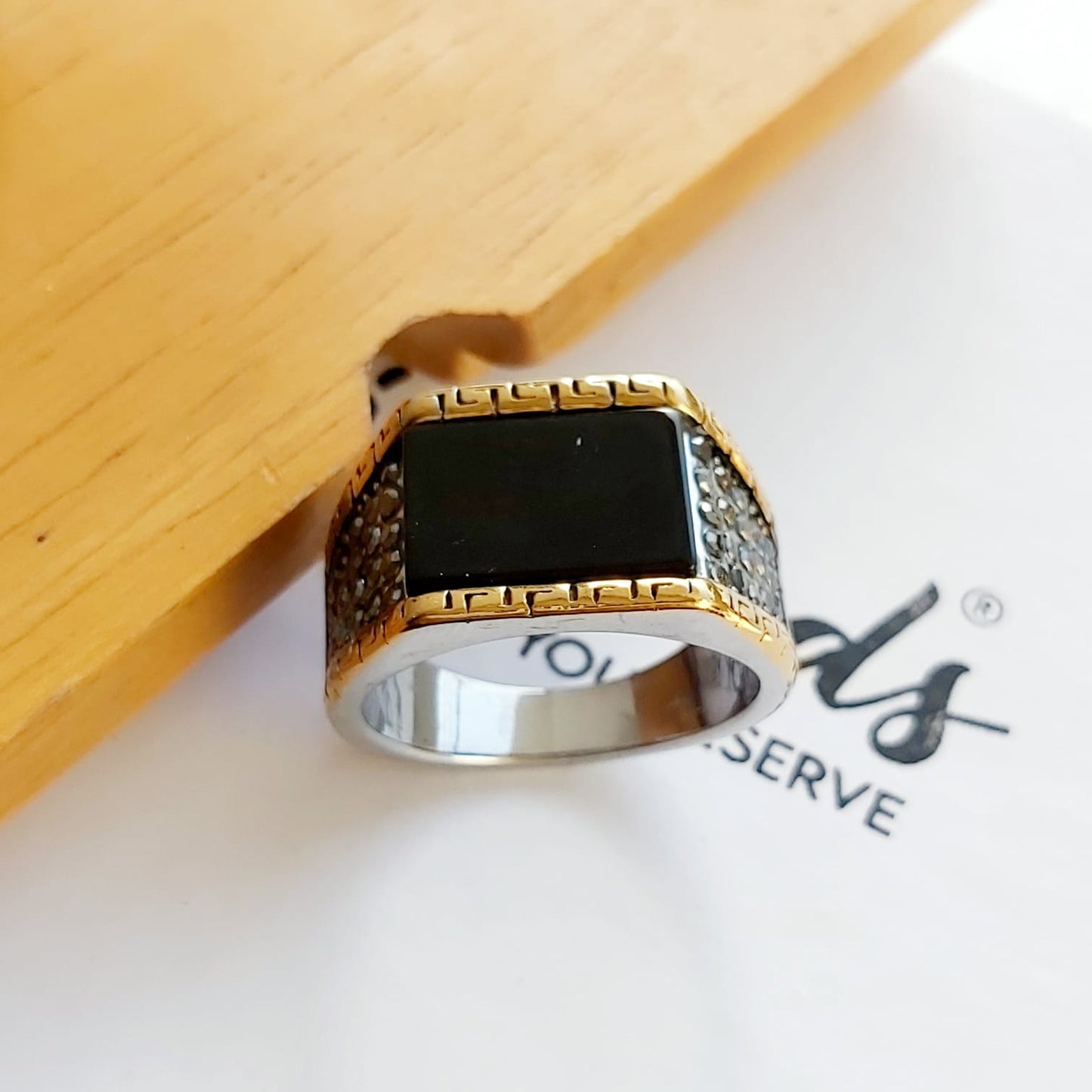 Black Onyx Ring BJR001