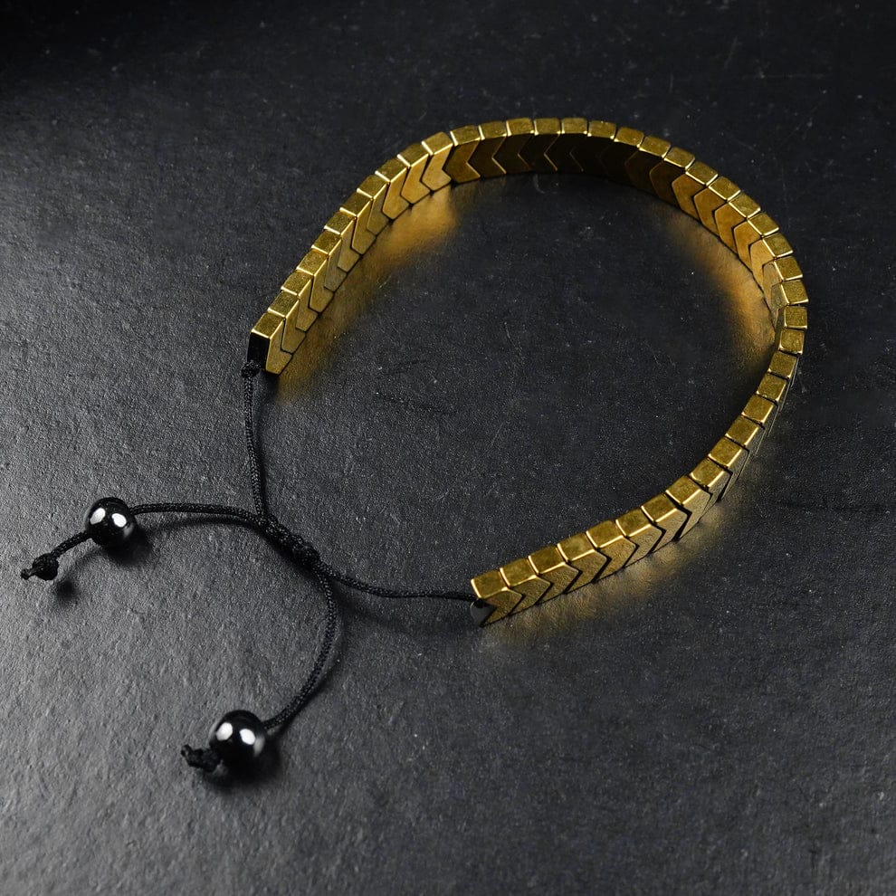Couple Hematite Arrows Bracelet