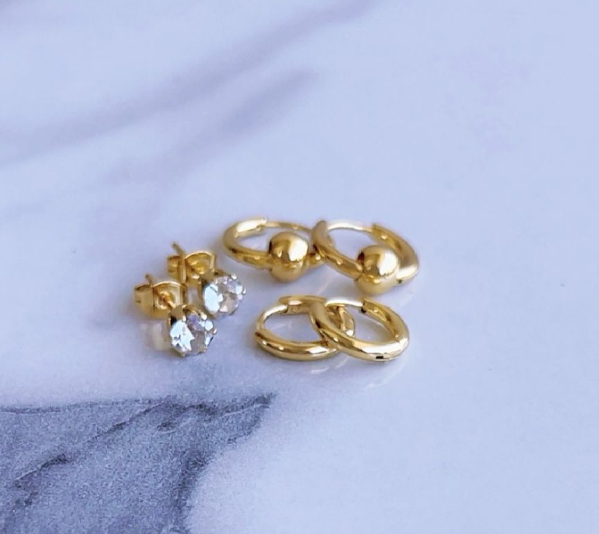 Pack Of three Trending Bali and Studs