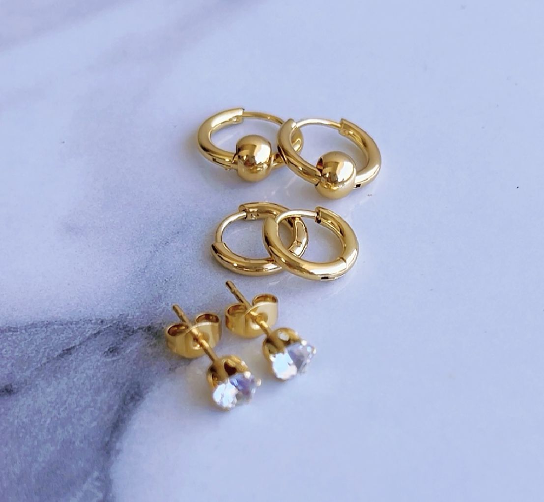 Pack Of three Trending Bali and Studs
