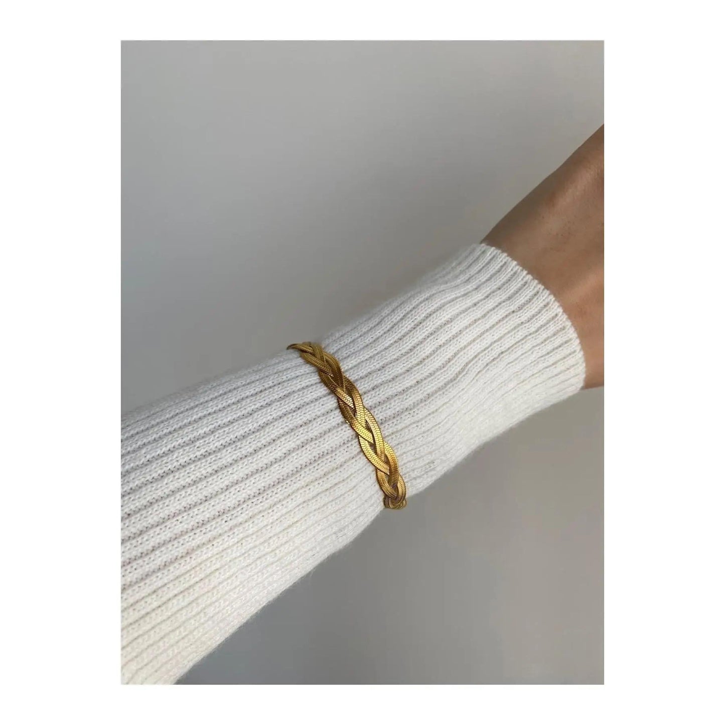 Triple Check Chain Bracelet and Necklace