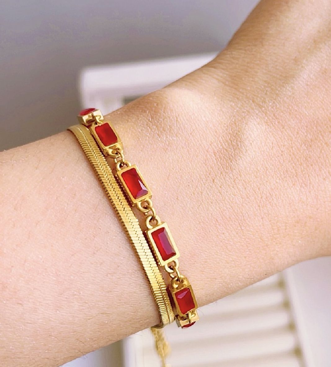 Bracket Ruby with snack chain