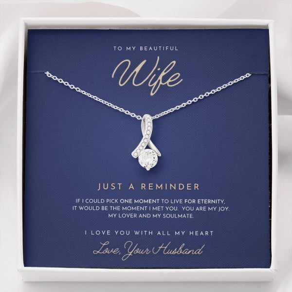 BEAUTIFUL WIFE | FUTURE WIFE | YOUR LOVE | ALLURING 925 SILVER NECKLACE