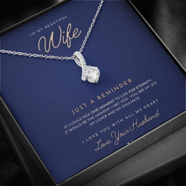BEAUTIFUL WIFE | FUTURE WIFE | YOUR LOVE | ALLURING 925 SILVER NECKLACE