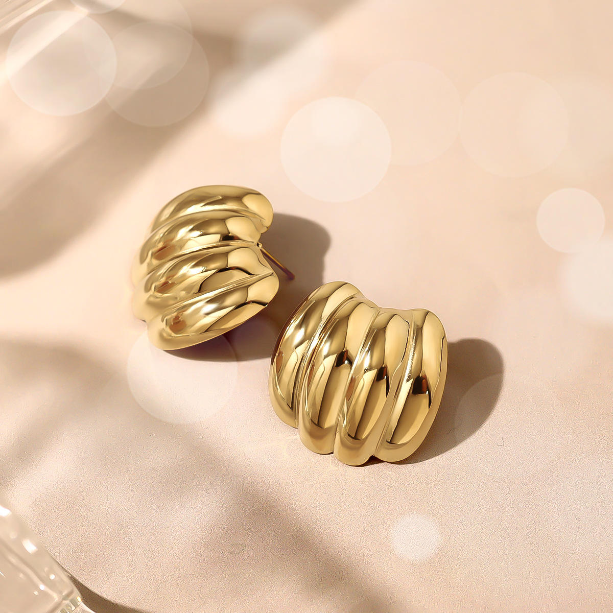 Monet Flower Earring