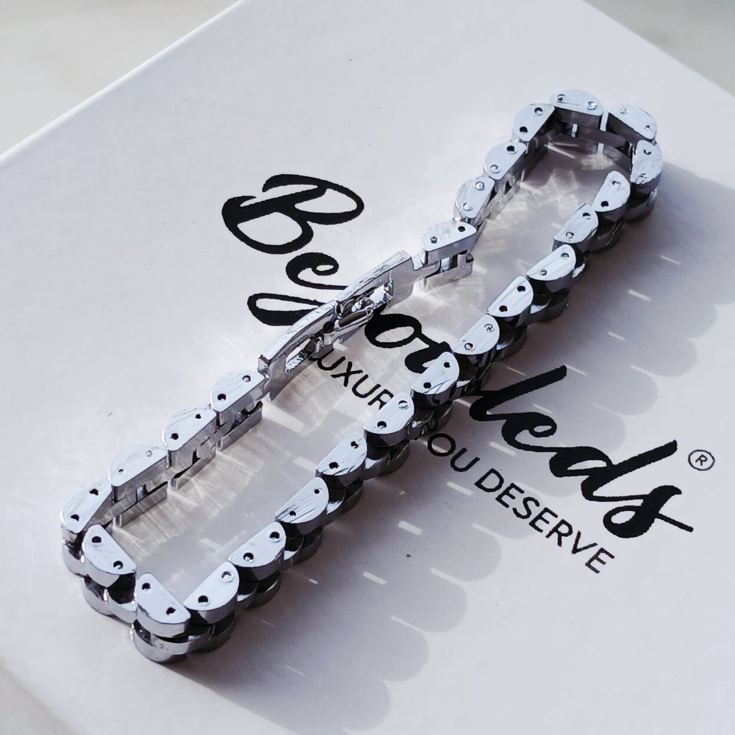 Silver Rolex Women Bracelet