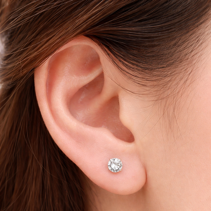 Pure 925 Silver Ear Studs