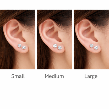 Pure 925 Silver Ear Studs