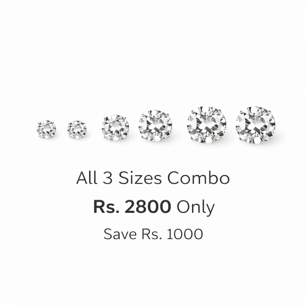 Pure 925 Silver Ear Studs