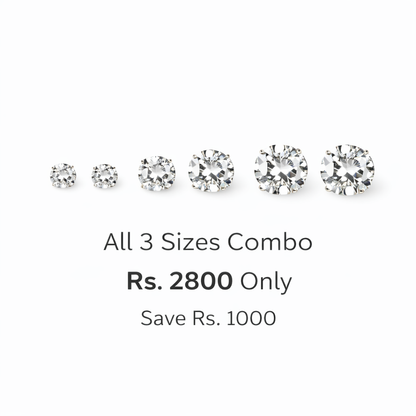 Pure 925 Silver Ear Studs