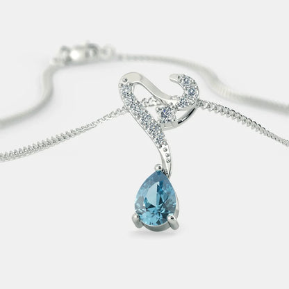 Aqua cluster pendant