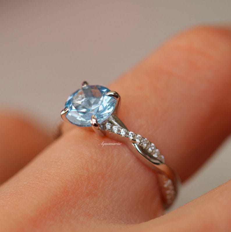 Aquamarise Ring