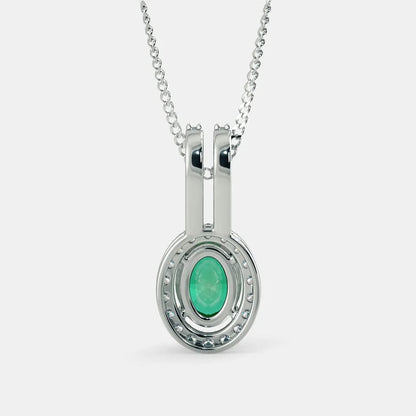 Ocean Emerald Zircon Pendant
