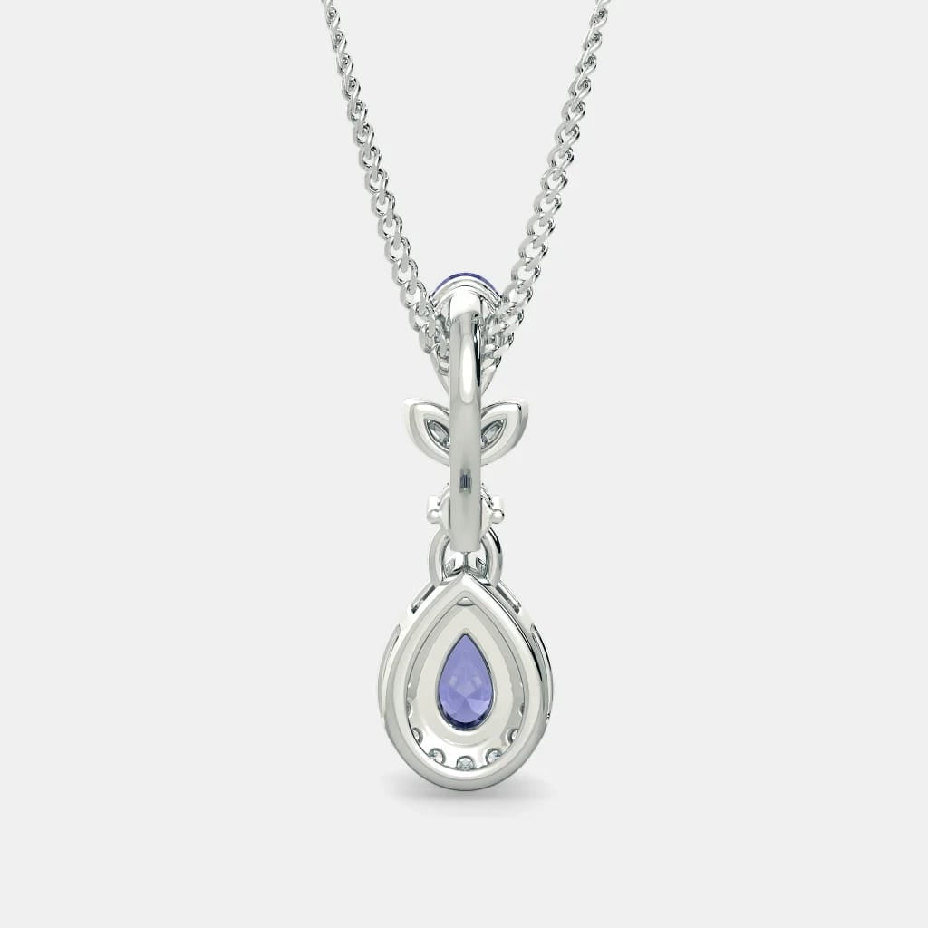 Tanzanite Zircon Pendant