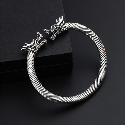 Dragon Twisted Cable Bangle