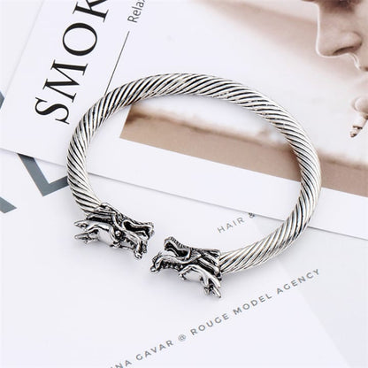 Dragon Twisted Cable Bangle