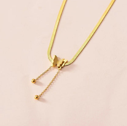 Butterfly Golden Necklace