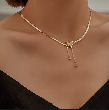 Butterfly Golden Necklace