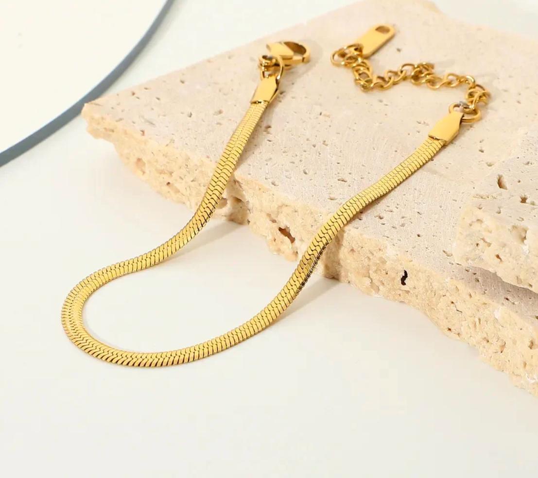 Chic Stainless Steel Snack Anklet