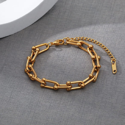 Trending Fashion  Torn Knotted Chain Bracelet