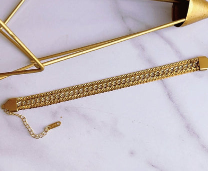 Trippe Link Chain Bracelet
