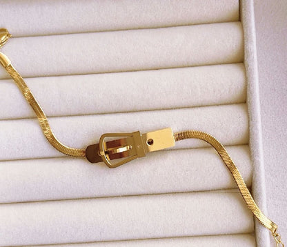 Gold Buckle Bracelet