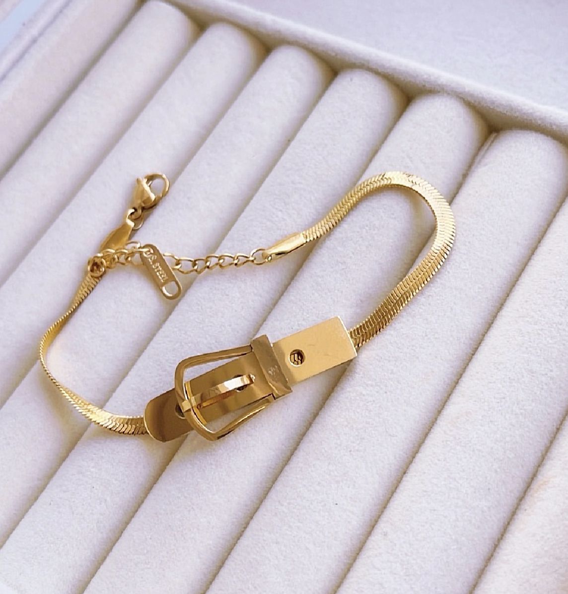 Gold Buckle Bracelet