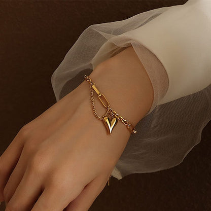 Shinny Heart Bracelet