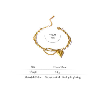 Shinny Heart Bracelet