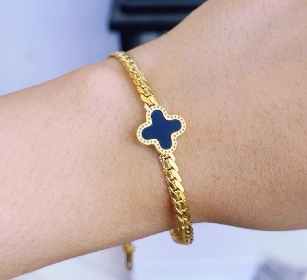 Clover Dial Bracelet